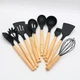 Набор кухонных принадлежностей, 19 предметов Kitchen Set, Черный / Набор приборов для кухни / Набор кухонный - изображение 3