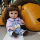Кукла реалистичная Chimi Doll 36 см силиконовая для детей от 3 лет цвет синий LS-416 - зображення 2