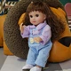 Кукла реалистичная Chimi Doll 36 см силиконовая для детей от 3 лет цвет синий LS-416 - зображення 3