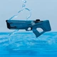 Водяной бластер автоматический с набором воды Watergun Акула зеленый для детей на пляж и дачу - изображение 6