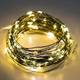 Светодиодная гирлянда «Роса» USB, 30 м, 300 LED, теплый белый свет/LED-гирлянда с питанием от повербанка - изображение 5