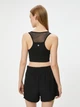Спортивный топ для фитнеса женский Koton 5WAK30012NK M Черный (8684287411654) - изображение 2