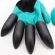 Садовые перчатки с когтями GARDEN GLOVES / Перчатки резиновые для сада / Перчатки с пластиковыми наконечниками - изображение 5