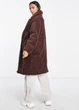 Еко шуба жіноча ASOS 300062-2 42 коричневий (300062415638) - изображение 3