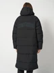 Куртка зимняя длинная женская Converse Stadium Puffer CVW5J004-BLK S Черная (0199202917152) - изображение 2