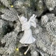 Новогодняя подвеска MIS LT Ангел с бандурой большой 6х4,5х10 см белый - изображение 2
