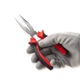 Длинногубцы прямые 160 мм черно-красные ручки Intertool Storm Intertool - изображение 5
