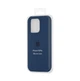 Чехол для iPhone 15 Pro силиконовый Soft-touch Silicone Case Full Size (AA) Deep Navy - изображение 3