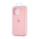 Чехол для iPhone 16 Pro силиконовый Soft-touch Silicone Case Full Size (AA) Light Pink - изображение 3
