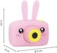 Дитячий фотоапарат Springos Full HD з картою 8 ГБ Рожевий KC0008 (5907719470719) - зображення 16