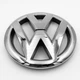 Емблема перед, значок решітки радіатора VW Volkswagen (Фольцваген) CountryMan 145 мм TIGUAN 2007-2012 Хром - зображення 2