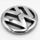 Емблема перед, значок решітки радіатора VW Volkswagen (Фольцваген) CountryMan 145 мм TIGUAN 2007-2012 Хром - зображення 3