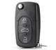Корпус ключа для AUDI (Ауді) OLD 66x35 mm 3 кнопки (+емблема) Countryman - зображення 4