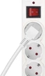 Мережевий фільтр Emos P54217 6 розеток 5 м 10 A 2300 Вт Білий (P54217) - зображення 3
