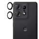 Защитное стекло DK для Motorola Edge 50 Pro | на камеру Lens Metal Ring Eagle Eye (022521) (black) - изображение 3