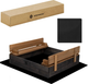 Пісочниця дерев'яна Springos 100 x 100 см Premium Black (5907719484051) - зображення 10