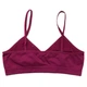Бюстгальтер бесшовный топик Singwear W2 темно-фиолетовый чашка АА(0)-А(1) - изображение 2