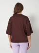 Футболка хлопковая женская Adidas ALL SZN Soft Lux Loose Sportswear JW5067 XS Коричневая (4068808558921) - изображение 2