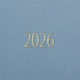 Ежедневник датированный 2026 (A5, гибкая обложка, синий) Buromax Pandora BM.21141-02 - изображение 3