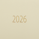 Ежедневник датированный 2026 (A5, гибкая обложка, бежевый) Buromax Pandora BM.21141-28 - изображение 3