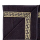 Набор хлопковых полотенец для ванной Versace, антрацит (банное 70х140 + для лица 50х90) - изображение 4
