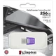 Флеш-накопитель Kingston DT Duo 3C 256GB 200MB/s dual USB-A + USB-C (DTDUO3CG3/256GB) - изображение 3