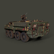 3D Пазл Конструктор З Дерева Механічний TimberBricks БТР М1126 Stryker 433 деталей + додаткові захисні екрани - изображение 8