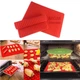 Силиконовый коврик для выпечки в духовке мяса рыбы пиццы гриля 39x27 см антипригарный кухонный кондитерский термостойкий многоразовый противень для запекания выпекания форма с шипами антипригарным покрытием красный - изображение 9
