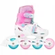 Детские ролики Raven Loret Glitter White/Mint/Pink LED размер 30-33 (kn137) - изображение 2