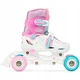 Детские ролики Raven Loret Glitter White/Mint/Pink LED размер 30-33 (kn137) - изображение 3