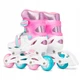 Детские ролики Raven Loret Glitter White/Mint/Pink LED размер 30-33 (kn137) - изображение 5