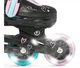 Детские ролики Raven Loret Glitter Black/Mint/Pink LED размер 30-33 (kn135) - изображение 7