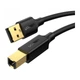 Кабель для принтера USB 2.0 AM/BM 3.0m US135 black Ugreen (10351) (319154) - изображение 2