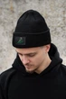 Чоловіча Тепла Подовжена Трикотажна Шапка Біні Докер З Принтом Suck It Dominic Black (8056077) - изображение 1
