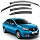 Дефлектори вікон для Renault Logan II 2012-2020 Седан на скотчі (Acrylic) AMR13114 - изображение 1