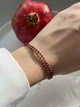 Двойной браслет из граната 5609 - изображение 6