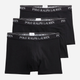 Zestaw majtek męskich typu bokserki Polo Ralph Lauren 714835885002 S 3 szt Czarny (3616531384532) - obraz 1