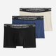 Набір трусів-боксерів чоловічих бавовняних Polo Ralph Lauren 714830299177 XL 3 шт Чорний/Білий/Синій (3616853768232) - зображення 1