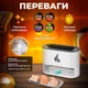 Соляная лампа 3в1 Doctor 101 Flame с ультразвуковым увлажнителем воздуха с имитацией дыма, 4 цвета ночника - изображение 7