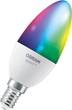 Inteligentna lampa LED OSRAM SMART+ WiFi B40 4.9W RGBW 470 Lm DIM E14 (4099854461330) - obraz 2