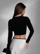 Топ женский ISSA PLUS 14583 L Черный (issa2007682566068) - изображение 2