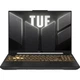 Игровой ноутбук ASUS TUF F16 FX607VU- RL048MXM, Intel® Core™ 5 210H до 4, 8 ГГц, 16'', WUXGA, IPS, 144 Гц, 32 ГБ DDR5 RAM, SSD 512 ГБ + 1 ТБ, nVIDIA® GeForce RTX™ 4050 6 ГБ GDDR6, Ні OS, Mecha Gray - изображение 1