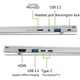 Ноутбук Acer Aspire 14 AI A14- 53M- 517X Intel® Core™ Ultra 5 226 В до 4, 5 ГГц, 14, WUXGA, 120 Гц, IPS, 16 ГБ LPDDR5X, 512 ГБ SSD, Intel® Arc™, Windows 11 Home, Pure Silver - изображение 12