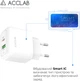 Мережевий зарядний пристрій ACCLAB 25W USB-C PD 3.0 + USB-A QC3.0 White (AL-TC252) - зображення 4