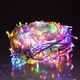 Уличная гирлянда на елку 30 метров светодиодная гирлянда нить 300 LED гирлянда на улицу от сети 8 режимов работы белый провод Мультиколор - изображение 8