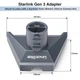 Металлическое крепление для труб Starlink Gen3 Rev4, переходник под трубу pipe adapter Старлинк (0526) - изображение 2