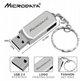Металлическая USB Флешка 128гб для компьютера Microdata Aluminum 128GB Серый - изображение 6