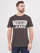 Футболка бавовняна довга чоловіча Tommy Hilfiger 10216.2 2XL Чорна - зображення 1