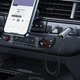Аудио-адаптер Bluetooth aux гарнитура в машину адаптер USAMS US-SJ504 |BT5.0, TF Card| Черный - изображение 9
