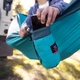 Гамак одинарный Naturehike NH21DC011 износостойкая ткань, нагрузка до 180 кг, с карабинами и веревками Оранжевый (6927595713617) - изображение 8